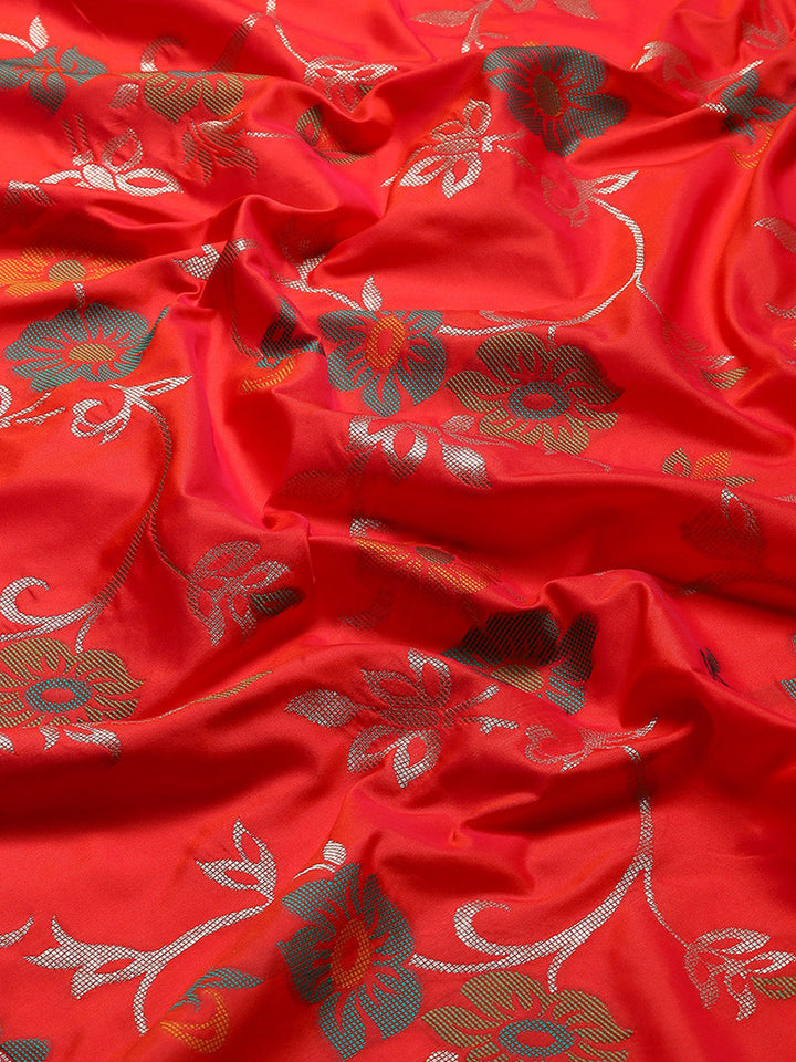 Zari Jaal Woven Art Silk Banarsi Saree