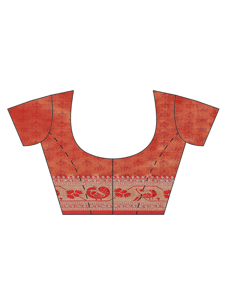 Brocade Zari Jaal Banarasi Woven Saree