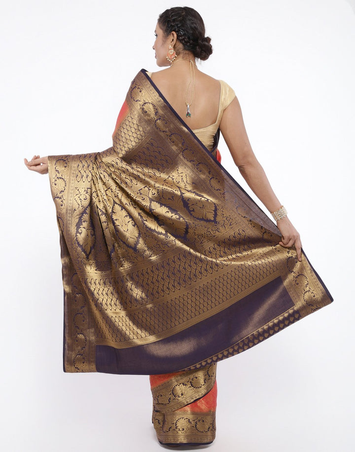 MBZ Meena Bazaar-Art Handloom Woven Saree