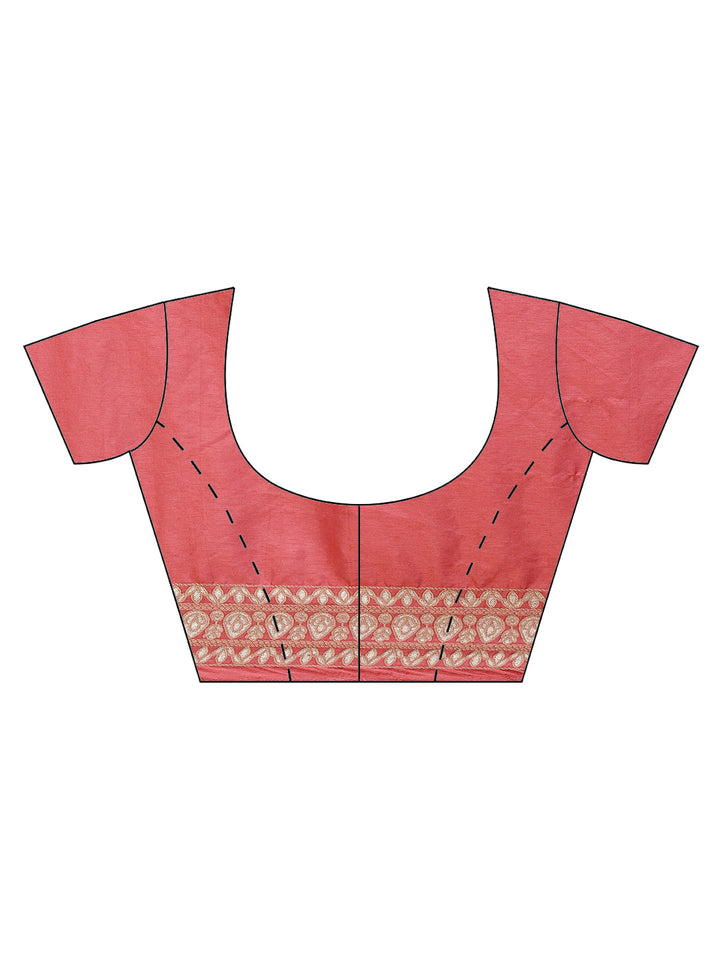 Zari Jaal Banarasi Woven Saree