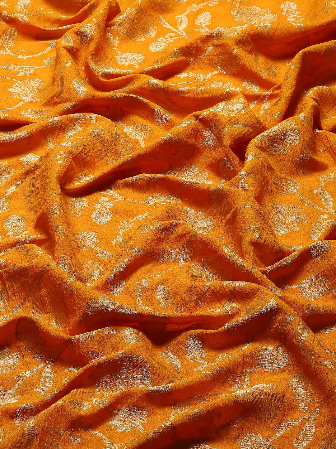 Zari Jaal Tussar Silk Plain Saree