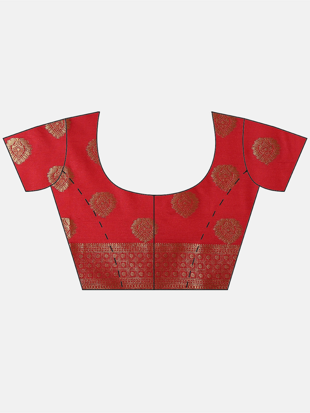 Zari Booti Woven Art Handloom Saree