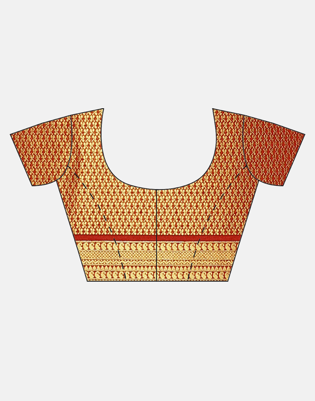 Zari Border Booti Art Handloom Woven Saree