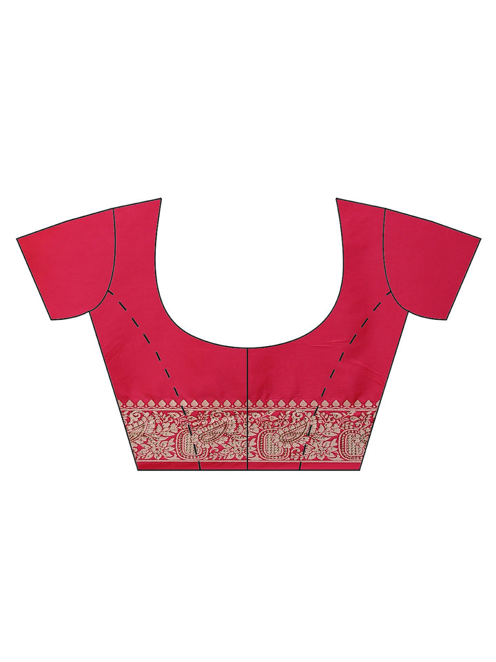 Stone Jaal Banarasi Woven Saree