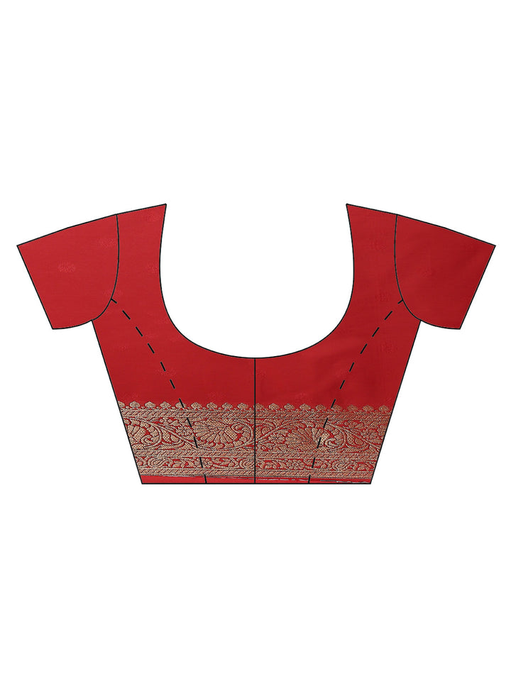 Zari Jaal Handloom Woven Saree