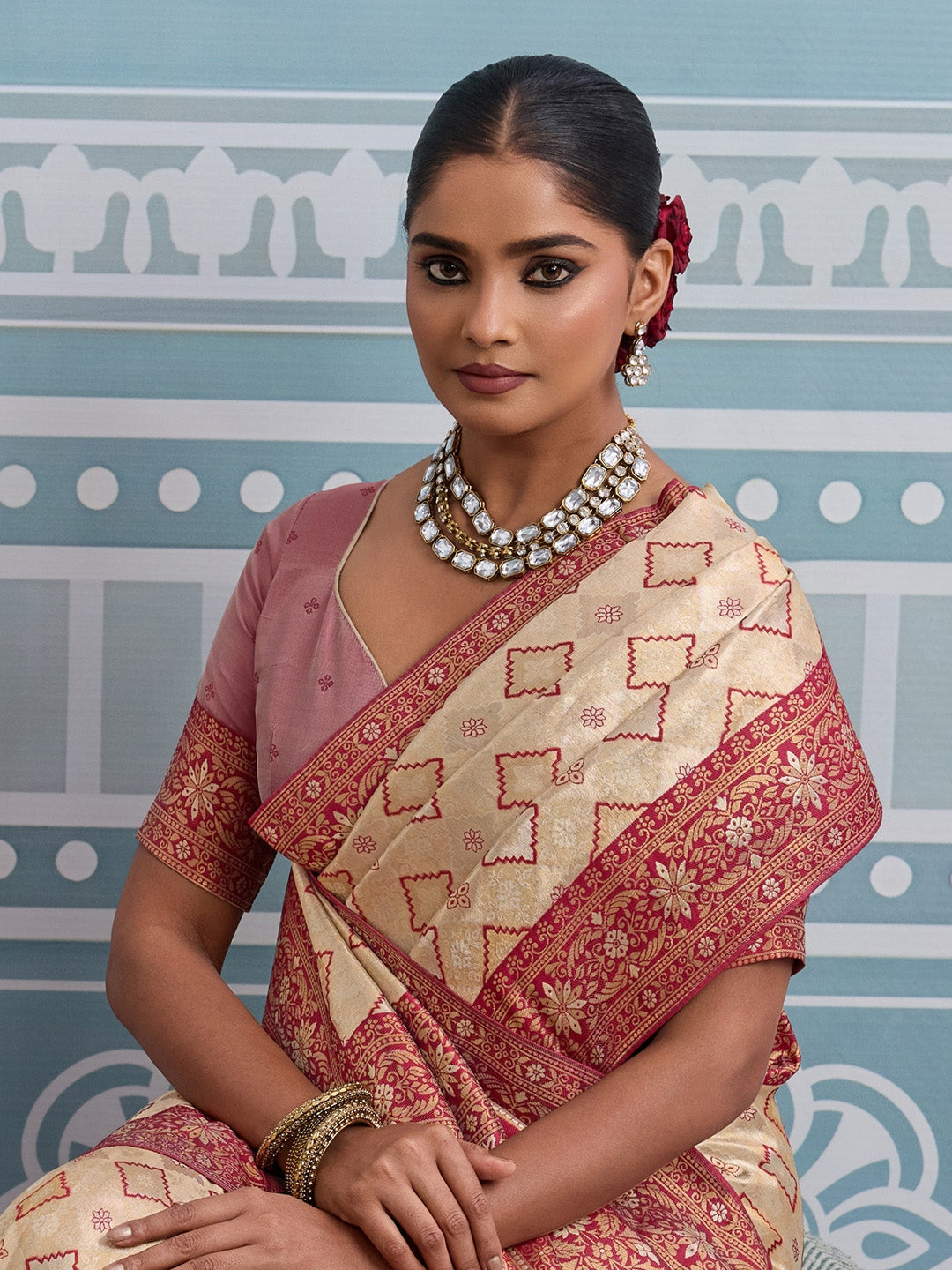 Woven Design Art Silk Saree