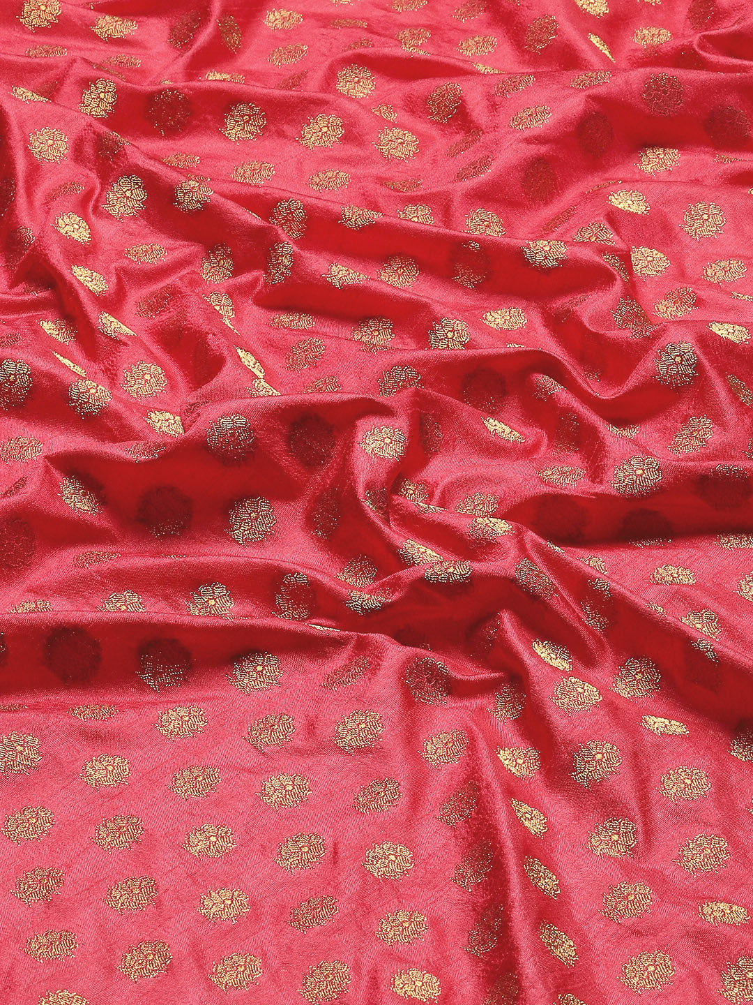 Zari Border Booti Woven Handloom Saree