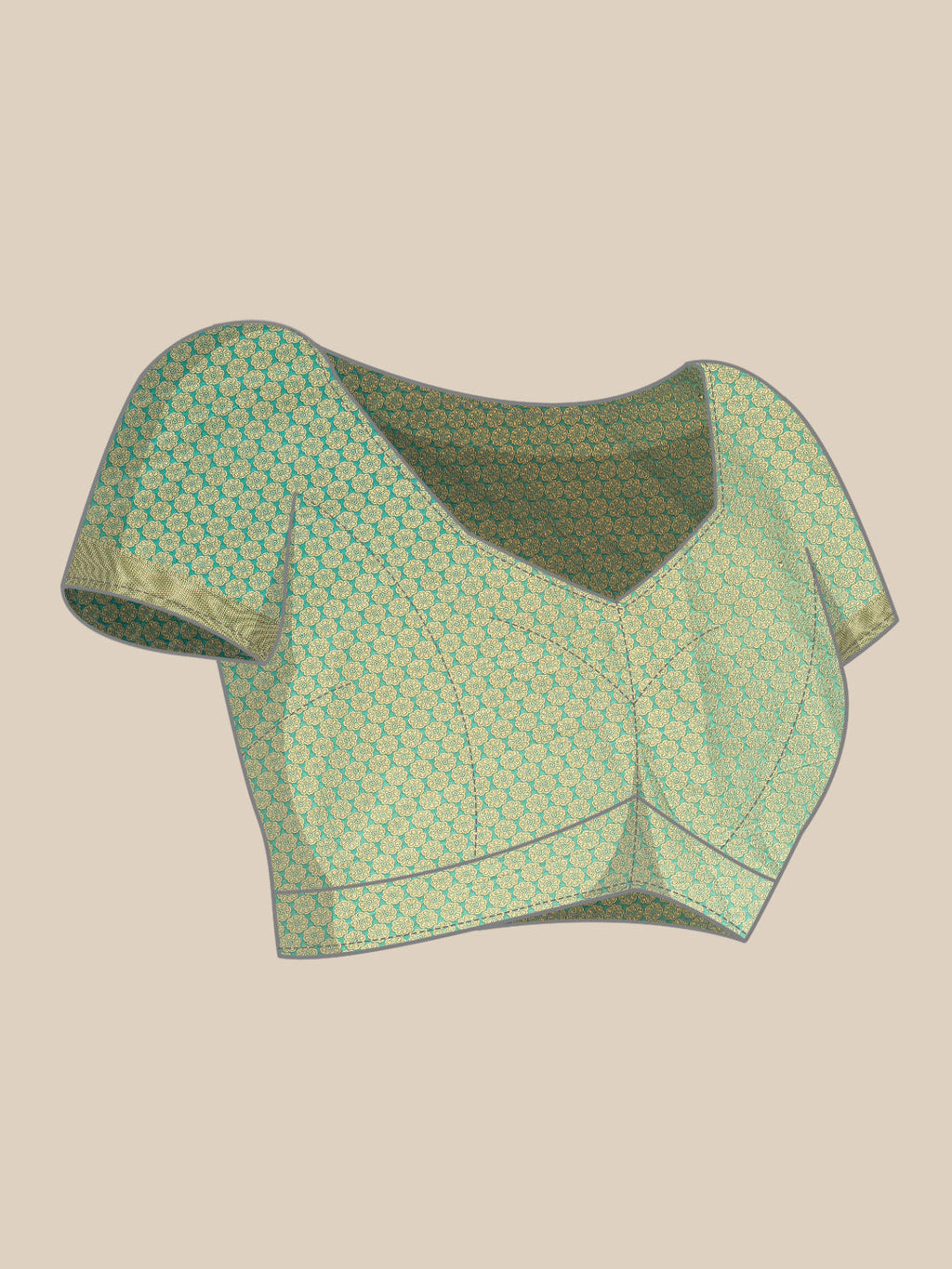 Brocade Zari Jaal Art Handloom Woven Saree
