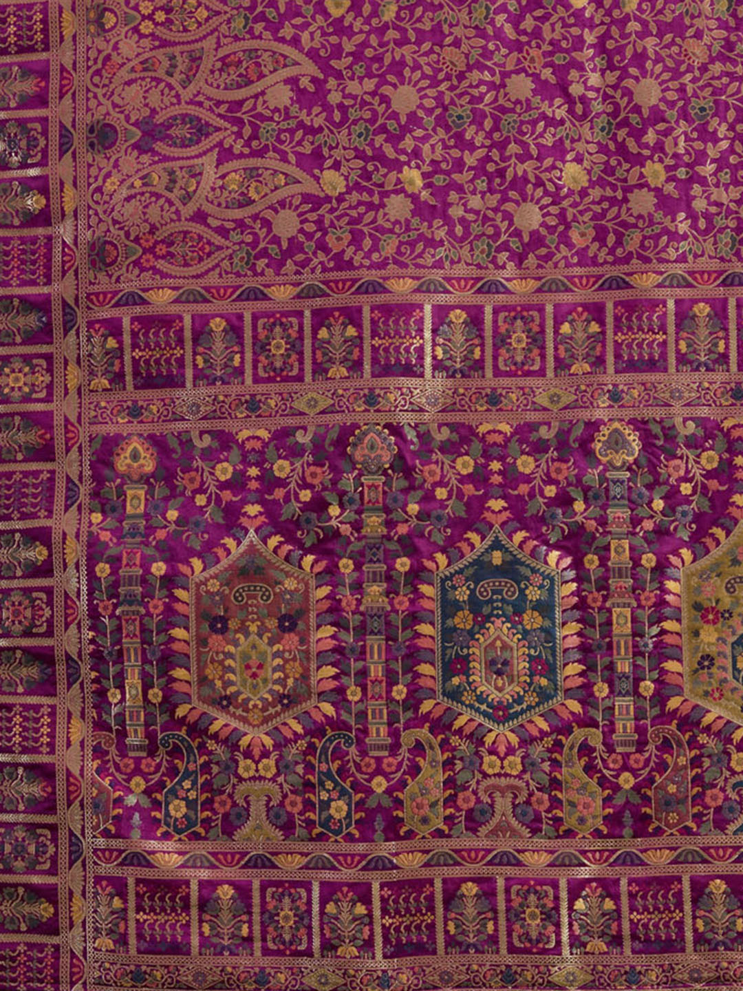 Woven Design Makhmal Silk Saree
