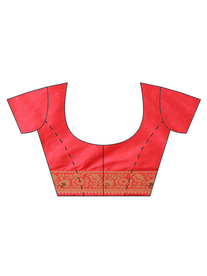 Zari Jaal Art Handloom Woven Saree