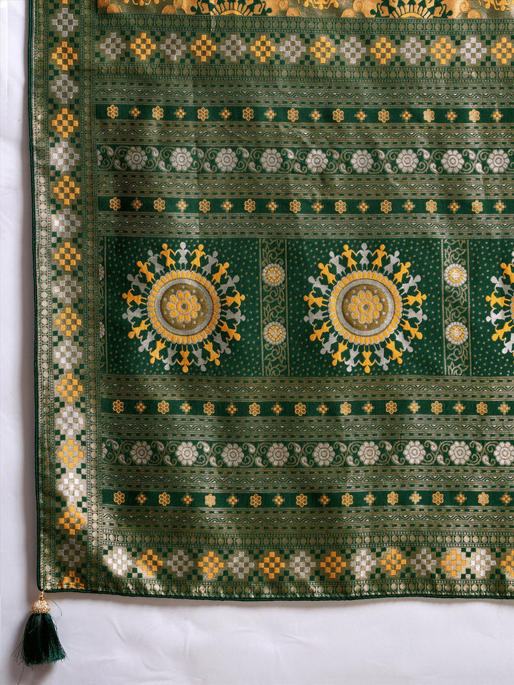Woven Design Banarasi Silk Saree