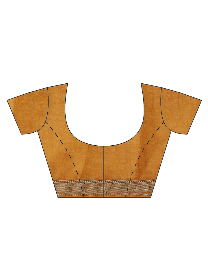 Plain Zari Border Handloom Woven Saree
