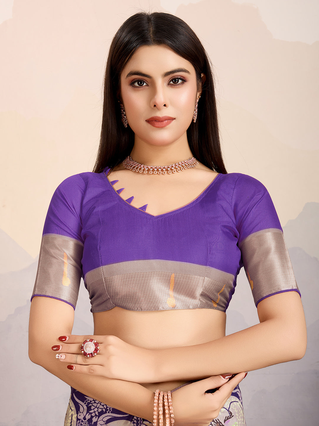 Printed Art Silk Saree