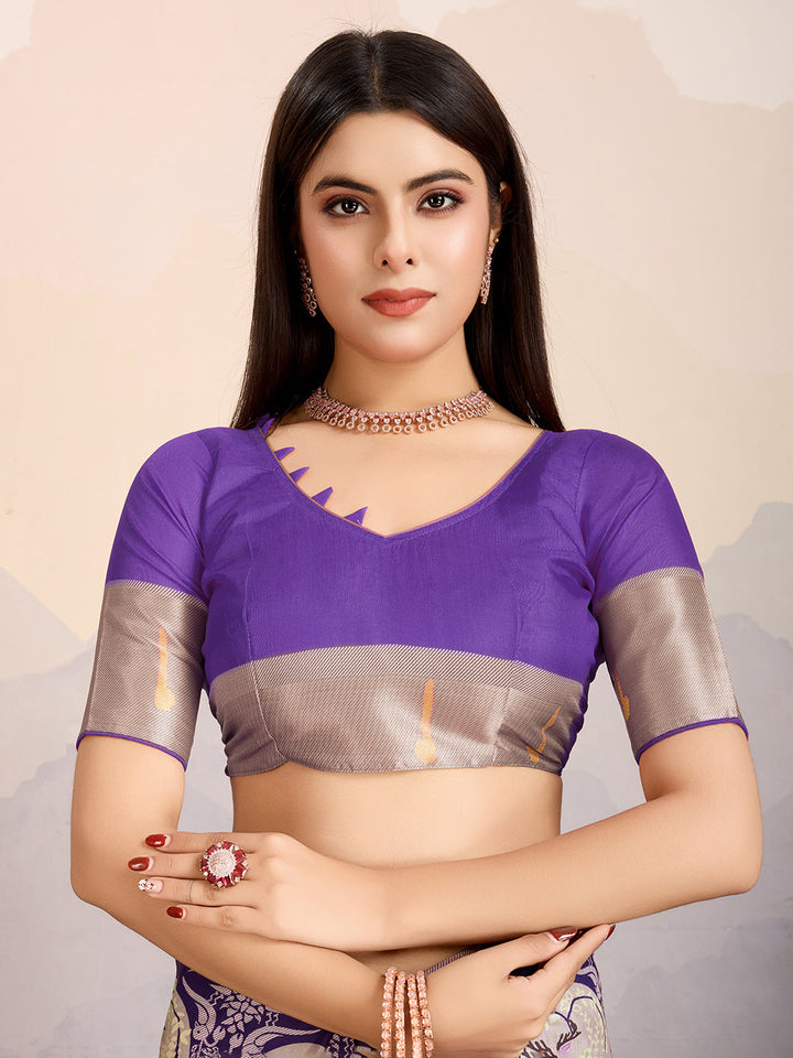 Printed Art Silk Saree