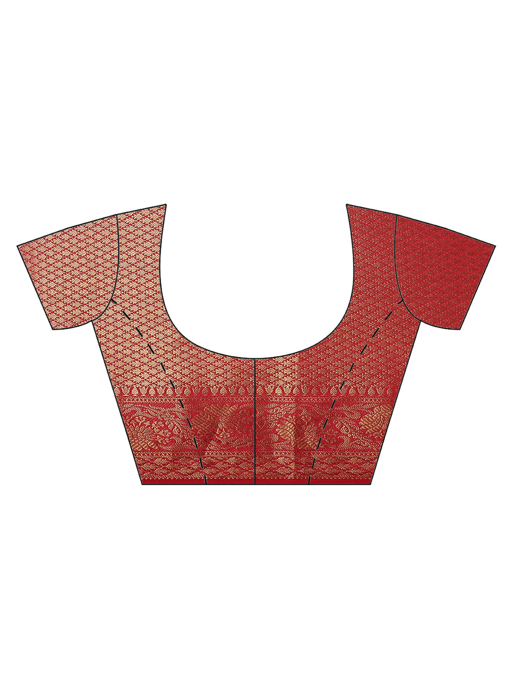 Zari Jaal Handloom Woven Saree