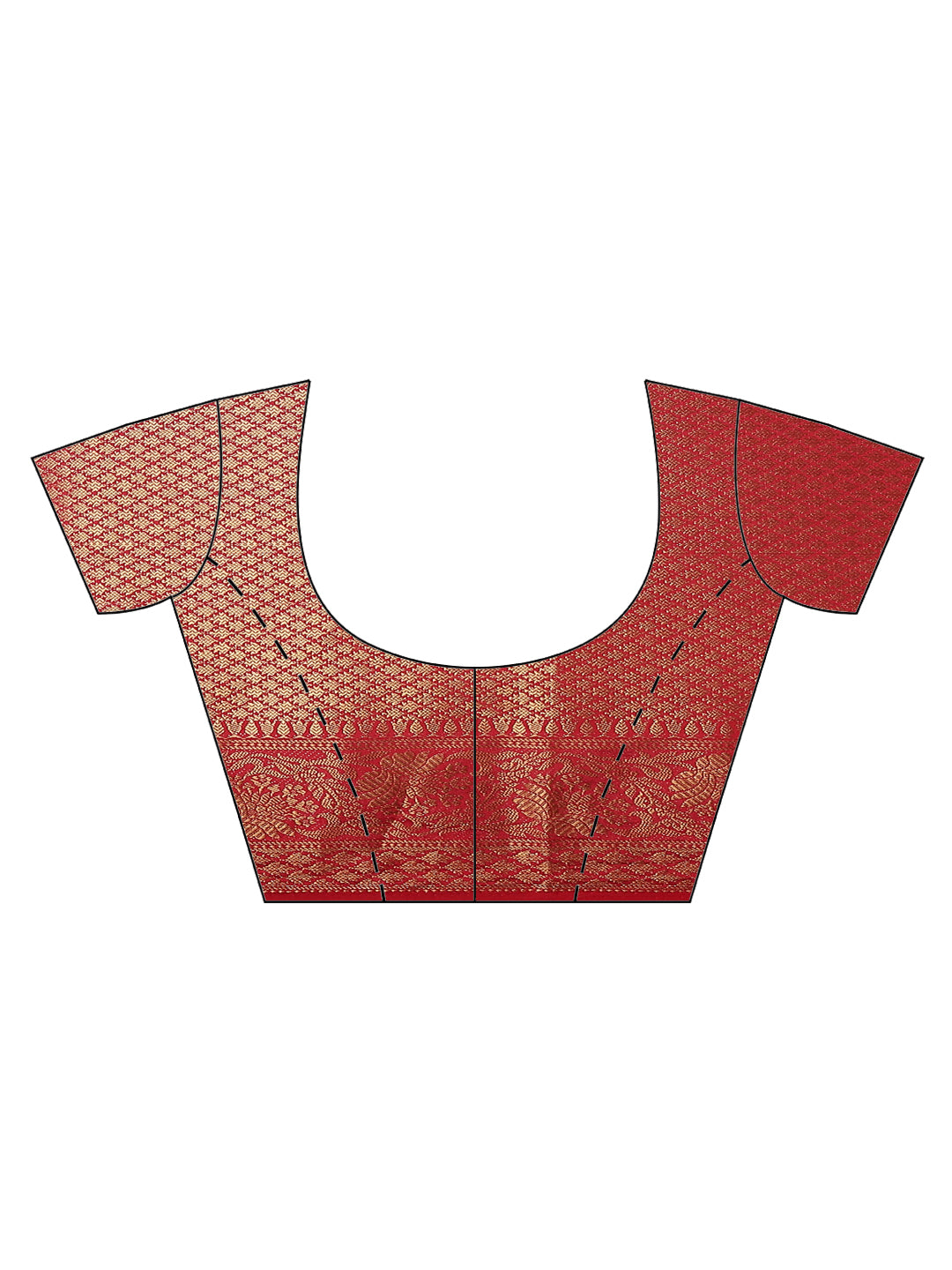Zari Jaal Handloom Woven Saree
