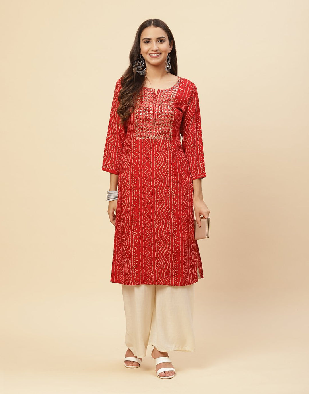 Embroidered Rayon Kurti