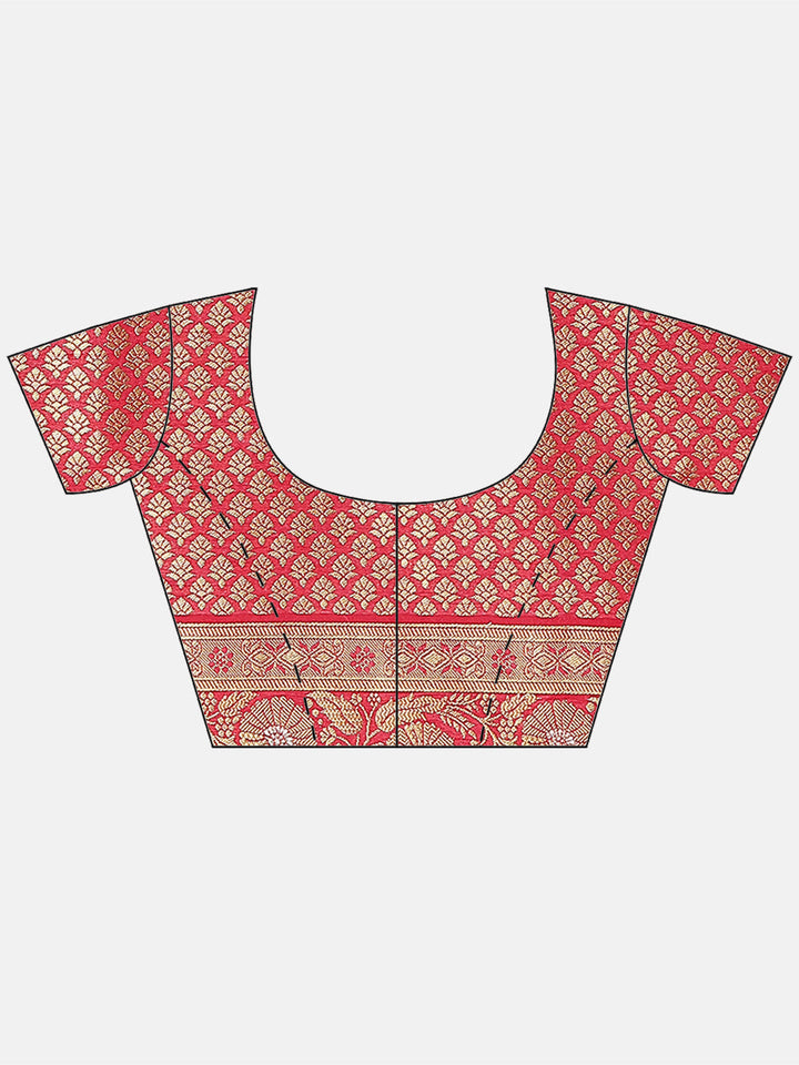Zari Jaal Handloom Woven Saree