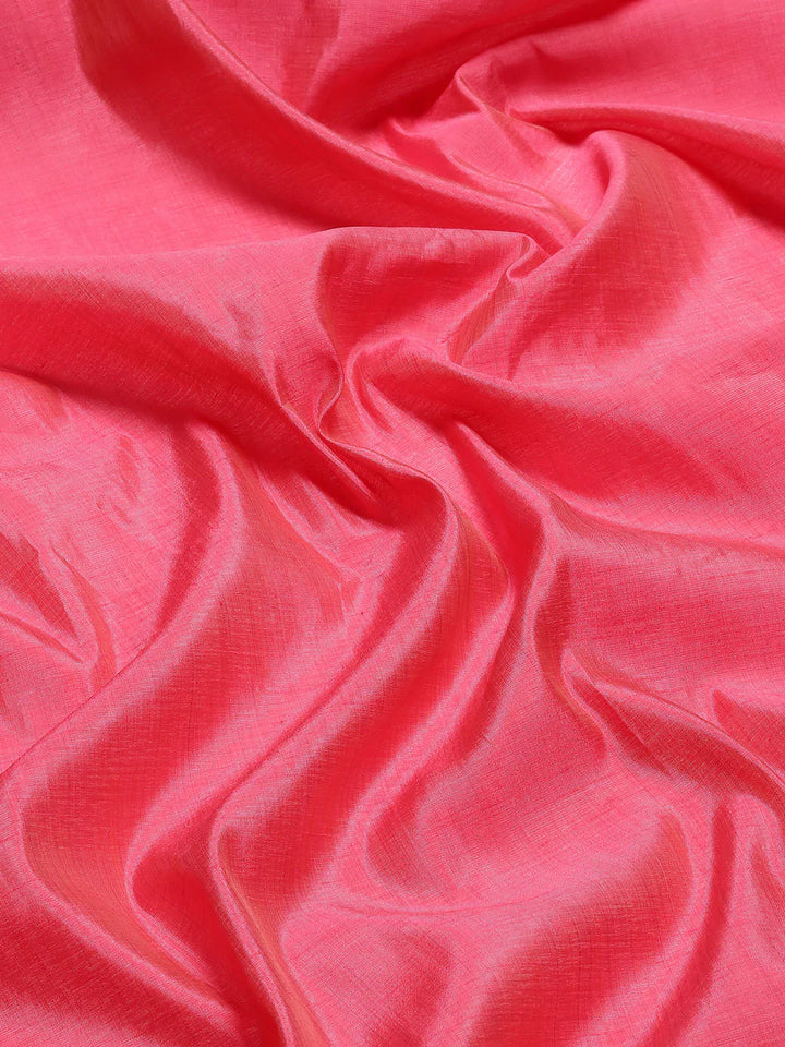 Plain Zari Border Handloom Woven Saree