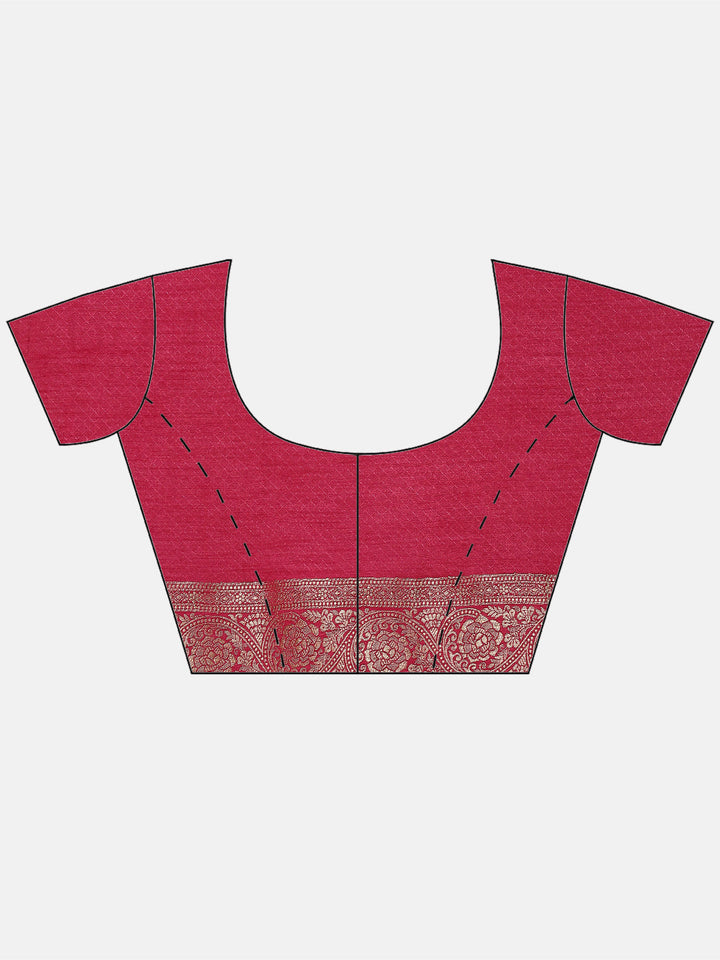 Zari Jaal Handloom Woven Saree