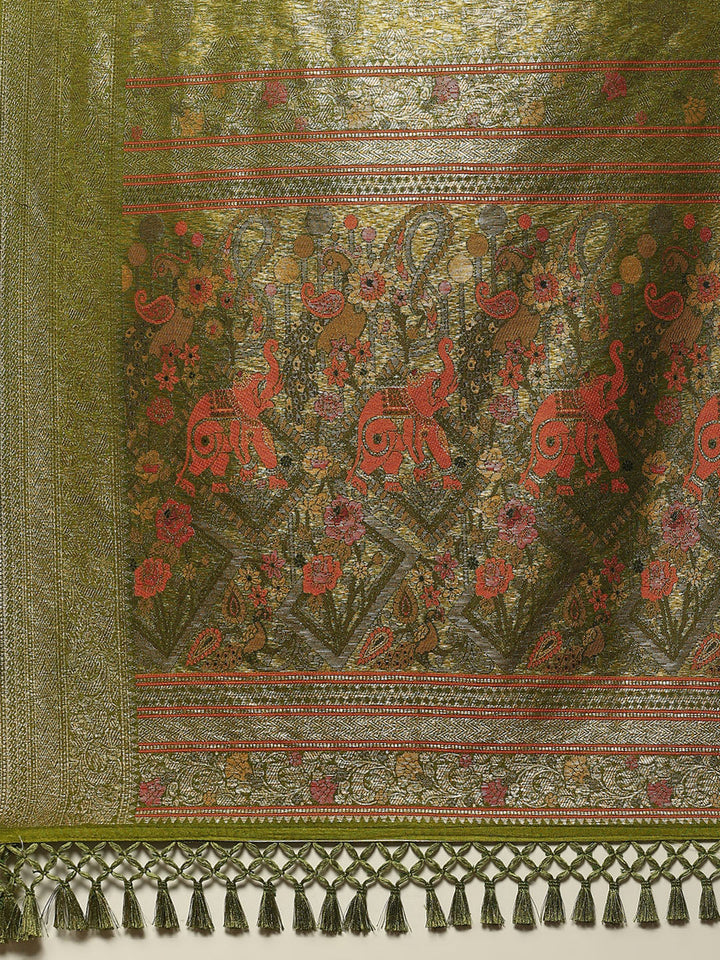 Woven Design Art Silk Saree