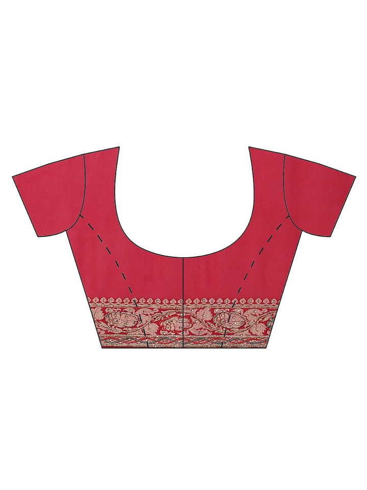 Gharchola Banarasi Embroidered Saree
