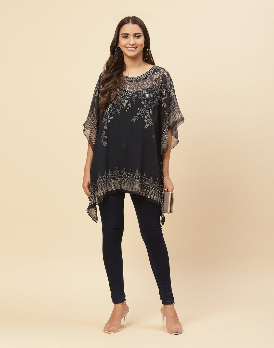 Digital Printed Georgette Kaftan