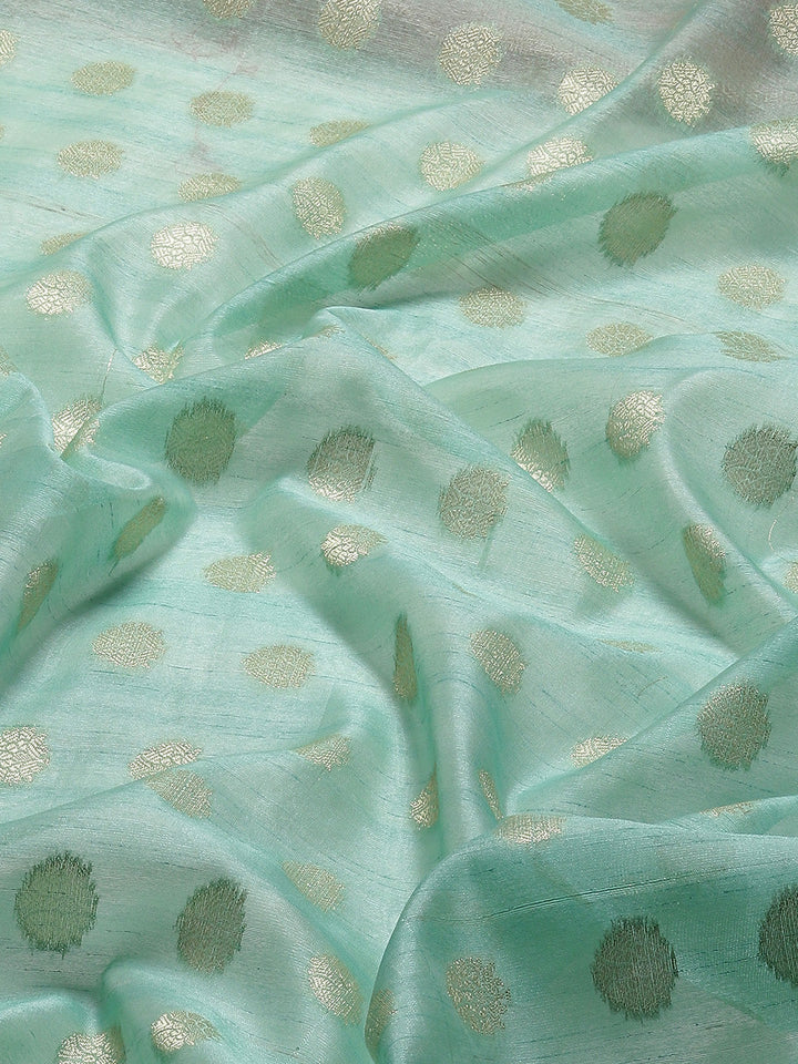 Zari Booti Cotton Woven Saree