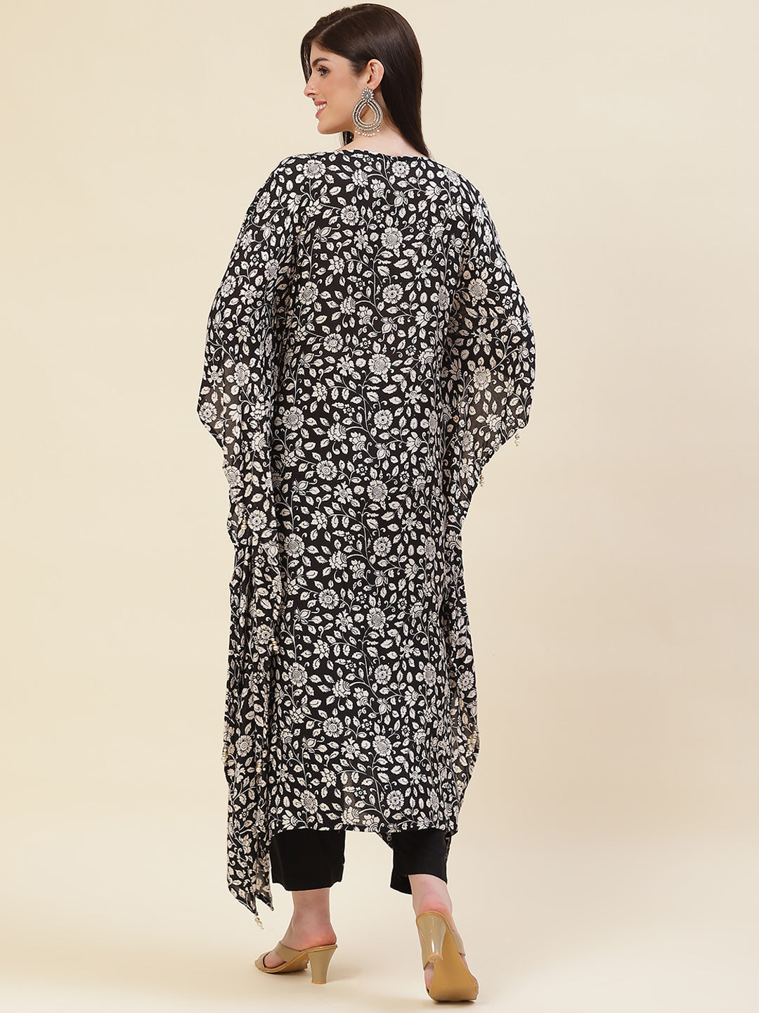 Printed Muslin Cotton Kurta With Pants
