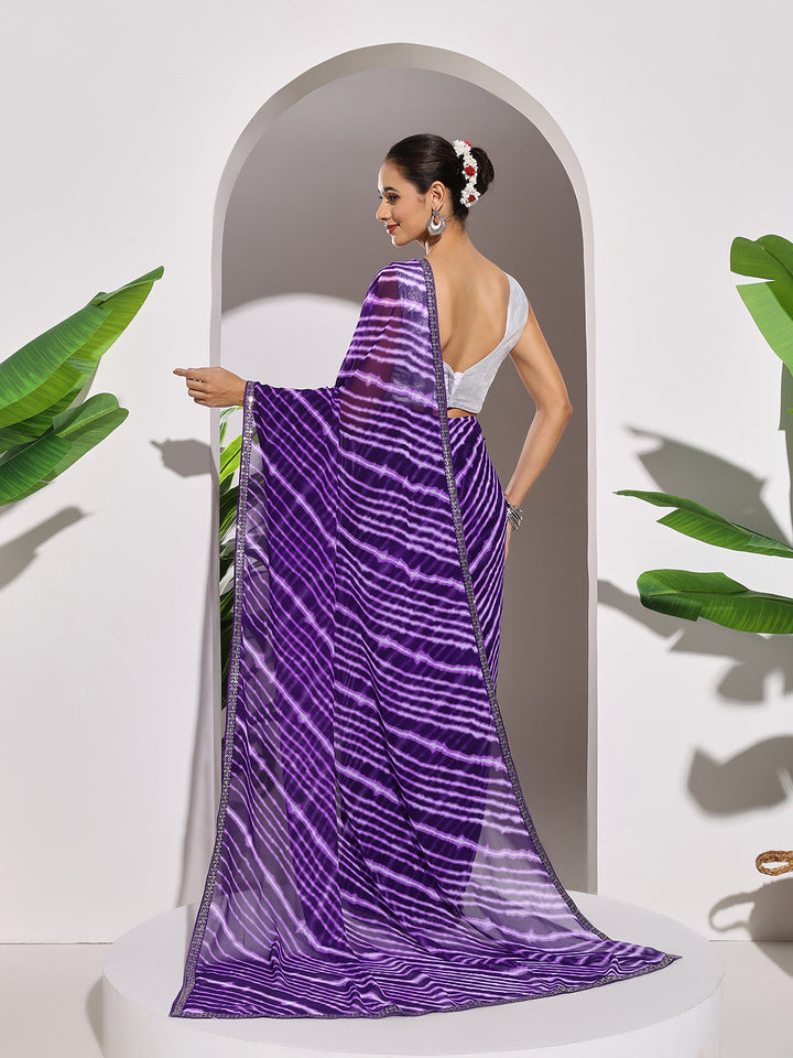 Printed Georgette Saree