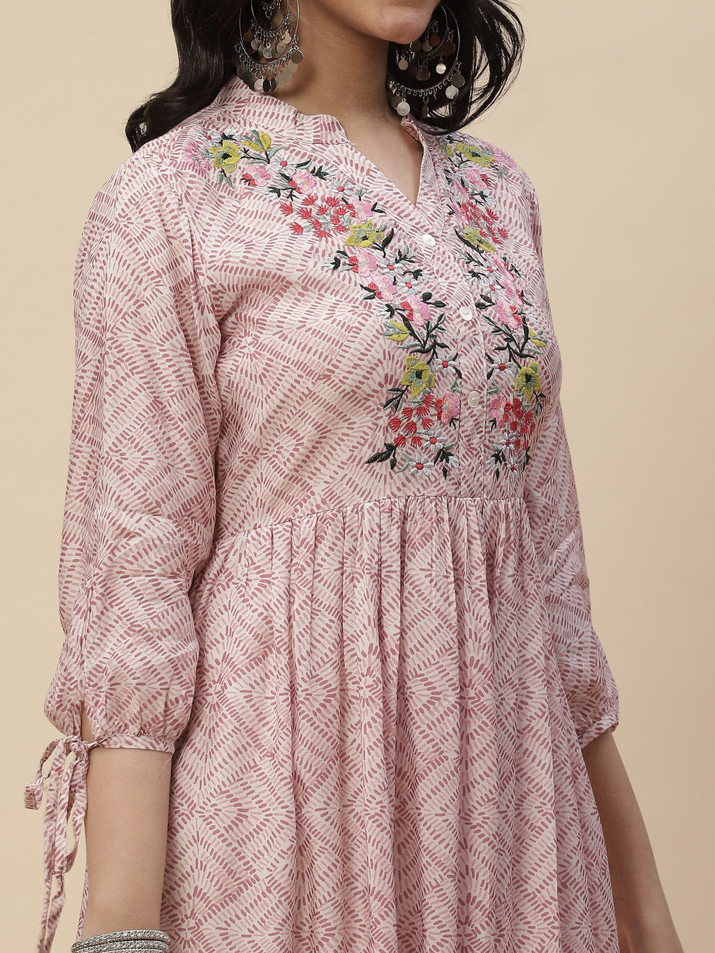 Printed Muslin Kurta