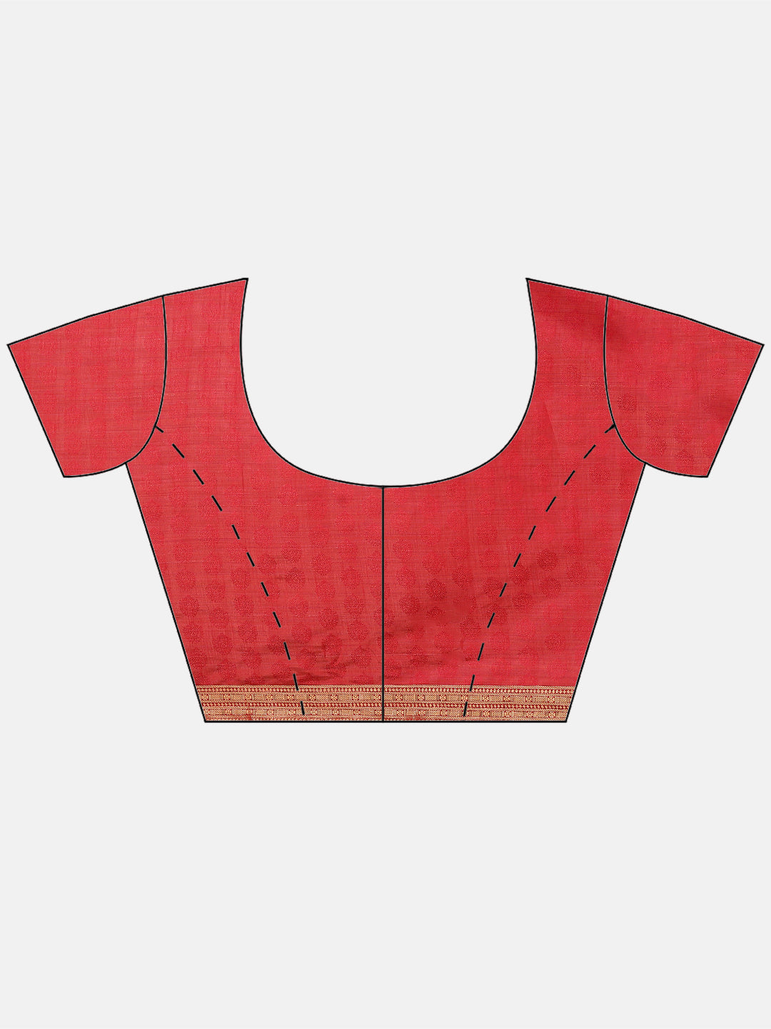 Zari Border Booti Tussar Woven Saree