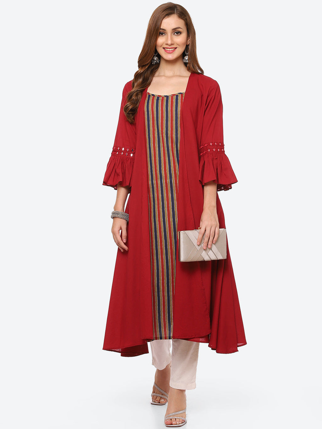 Printed Cotton Double Layered Kurta