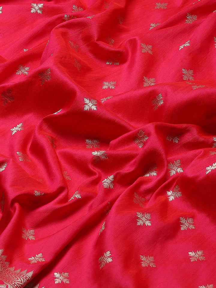 Zari Booti Woven Art Silk Banarsi Saree