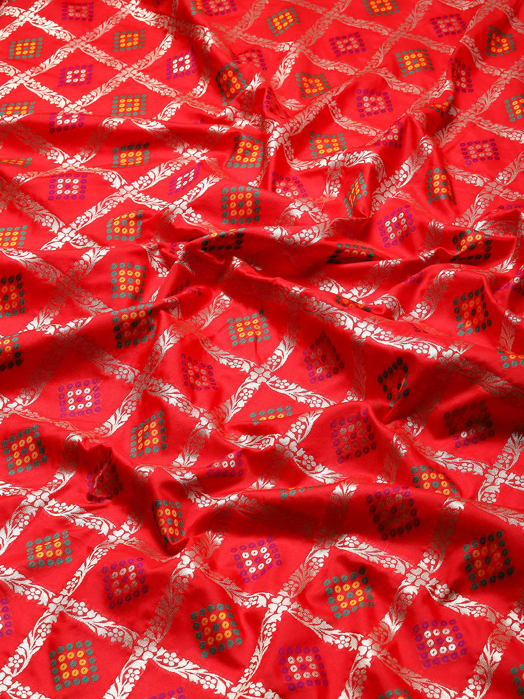 Zari Jaal Woven Art Silk Banarsi Saree