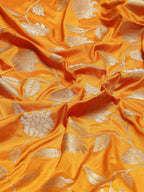 Floral Zari Jaal Handloom Woven Saree