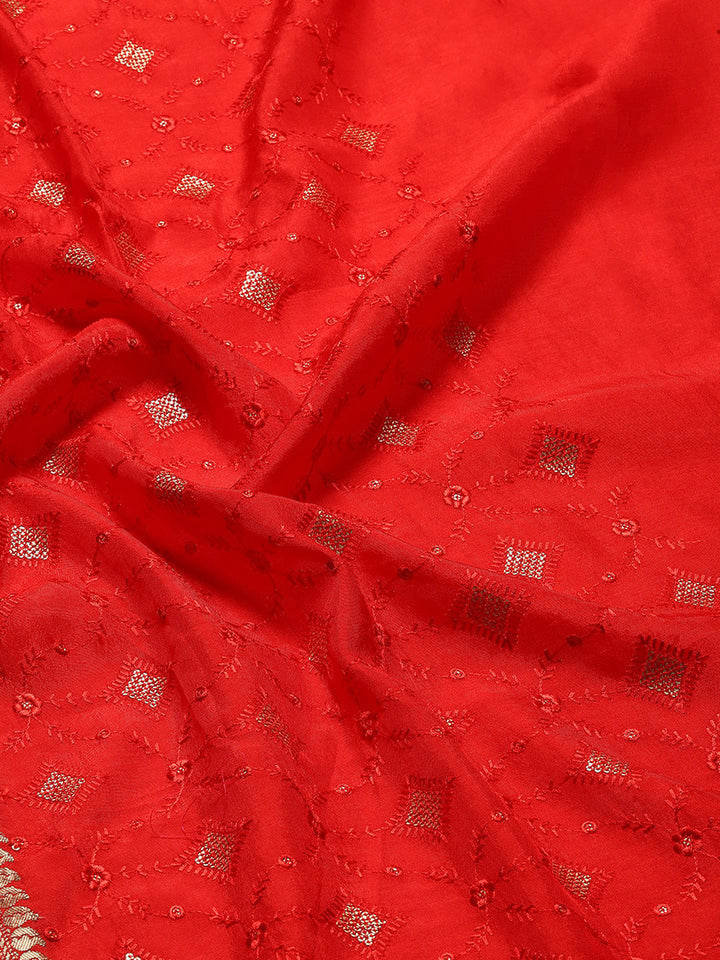 Embroidered Art Handloom Saree
