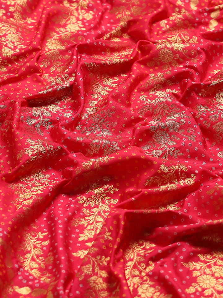 Zari Jaal Art Silk Woven Saree