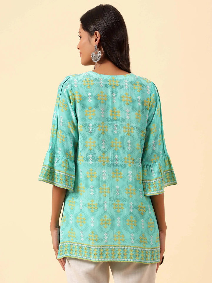 Digital Printed Crepe Kurti