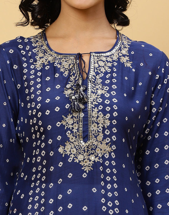 Printed Cotton Muslin Kurti