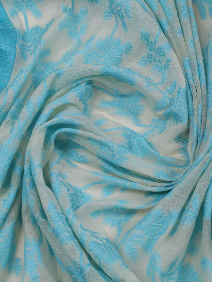 Resham Woven Design Cotton Saree