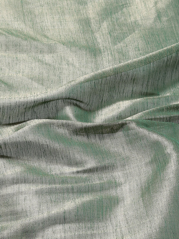 Plain Zari Border  Handloom Woven Saree