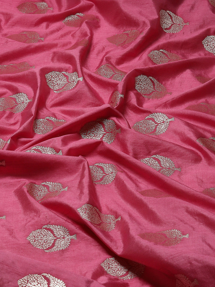 Zari Booti Woven Handloom Saree