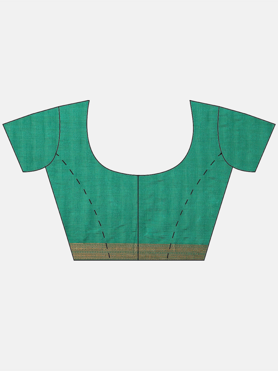 Zari Border Booti Tussar Woven Saree