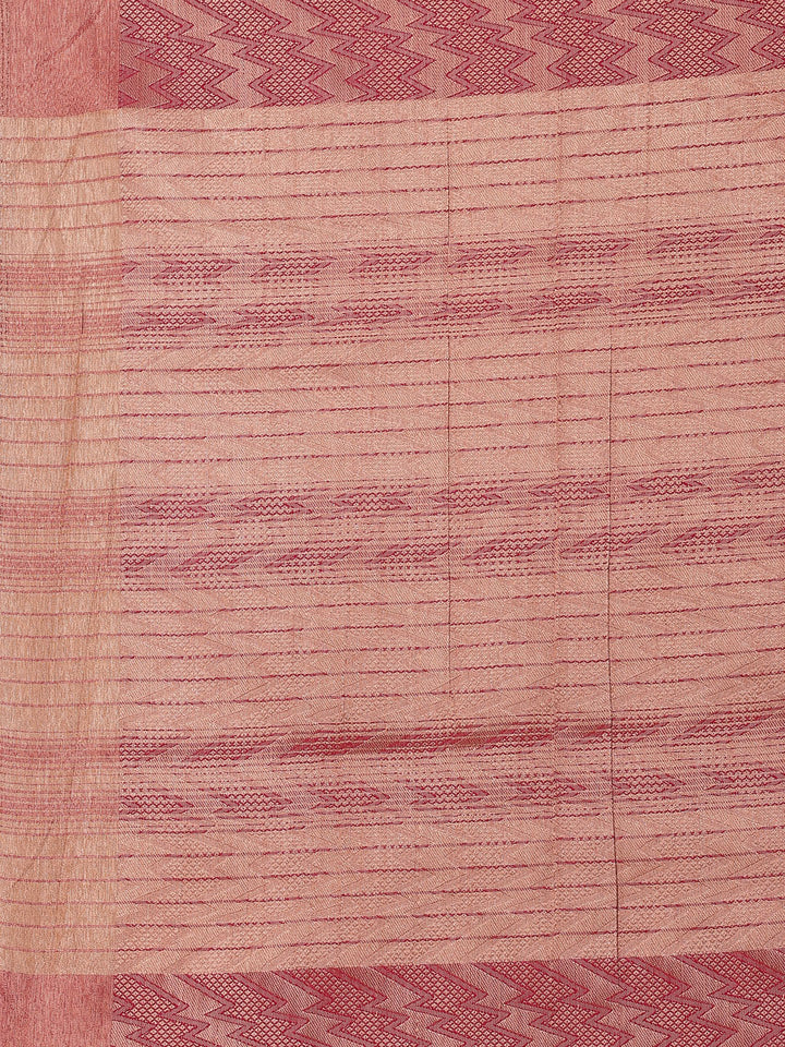Brocade Zari Jaal Handloom Woven Saree