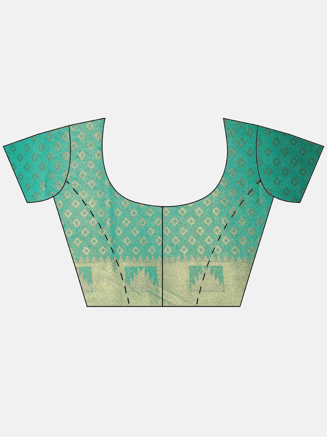 rocade Zari Jaal Art Handloom Woven Saree