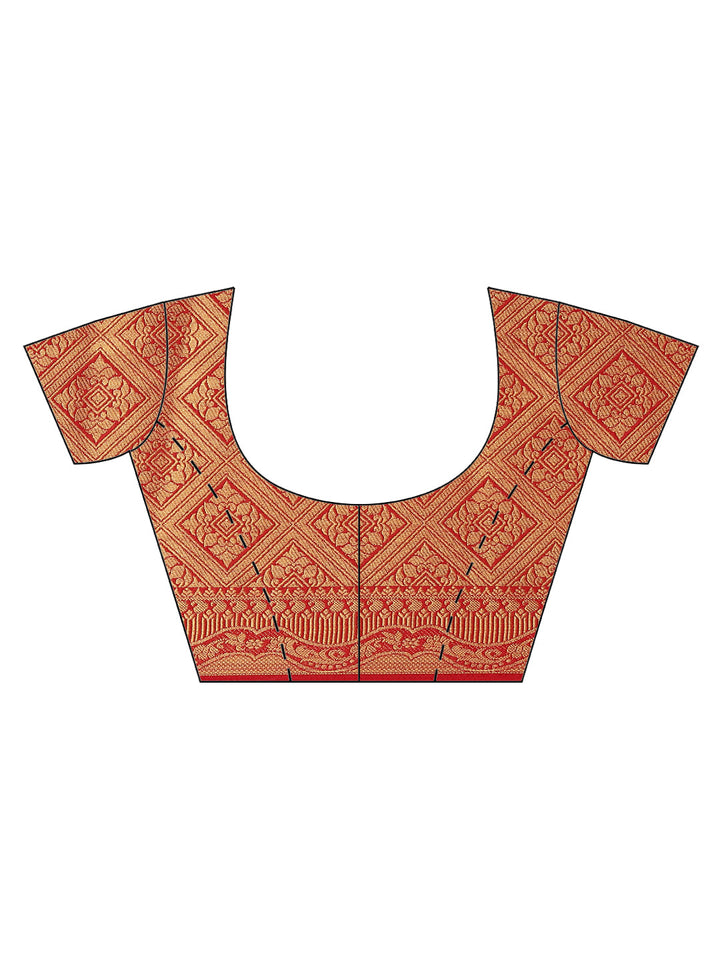 Resham Zari Border Handloom Saree