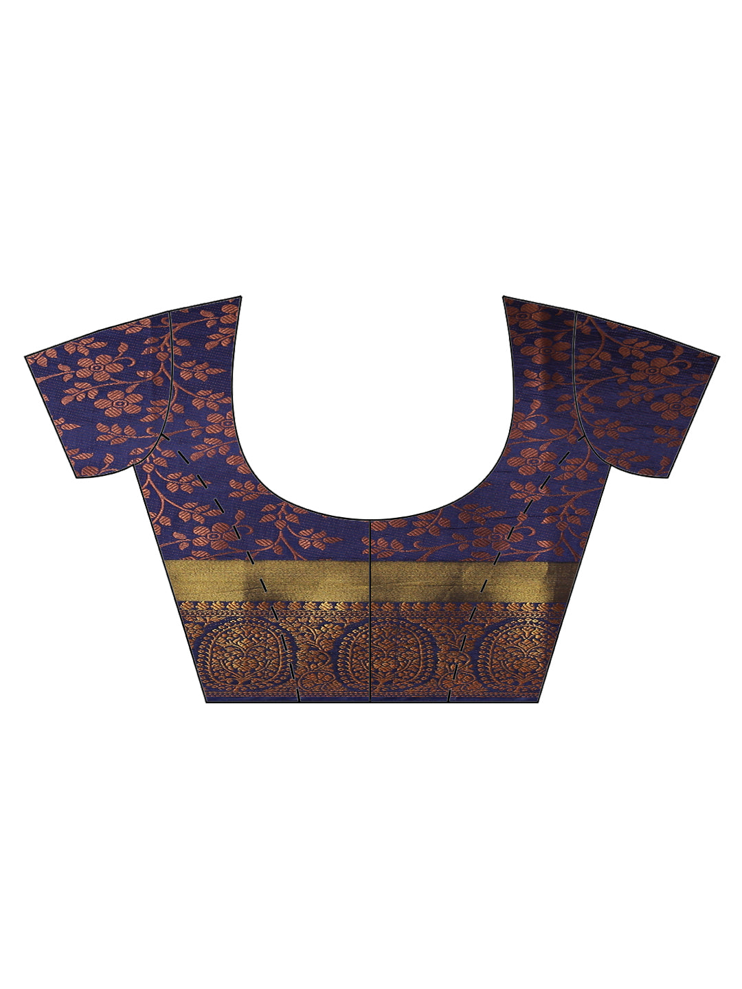 Resham Zari Border Handloom Woven Saree