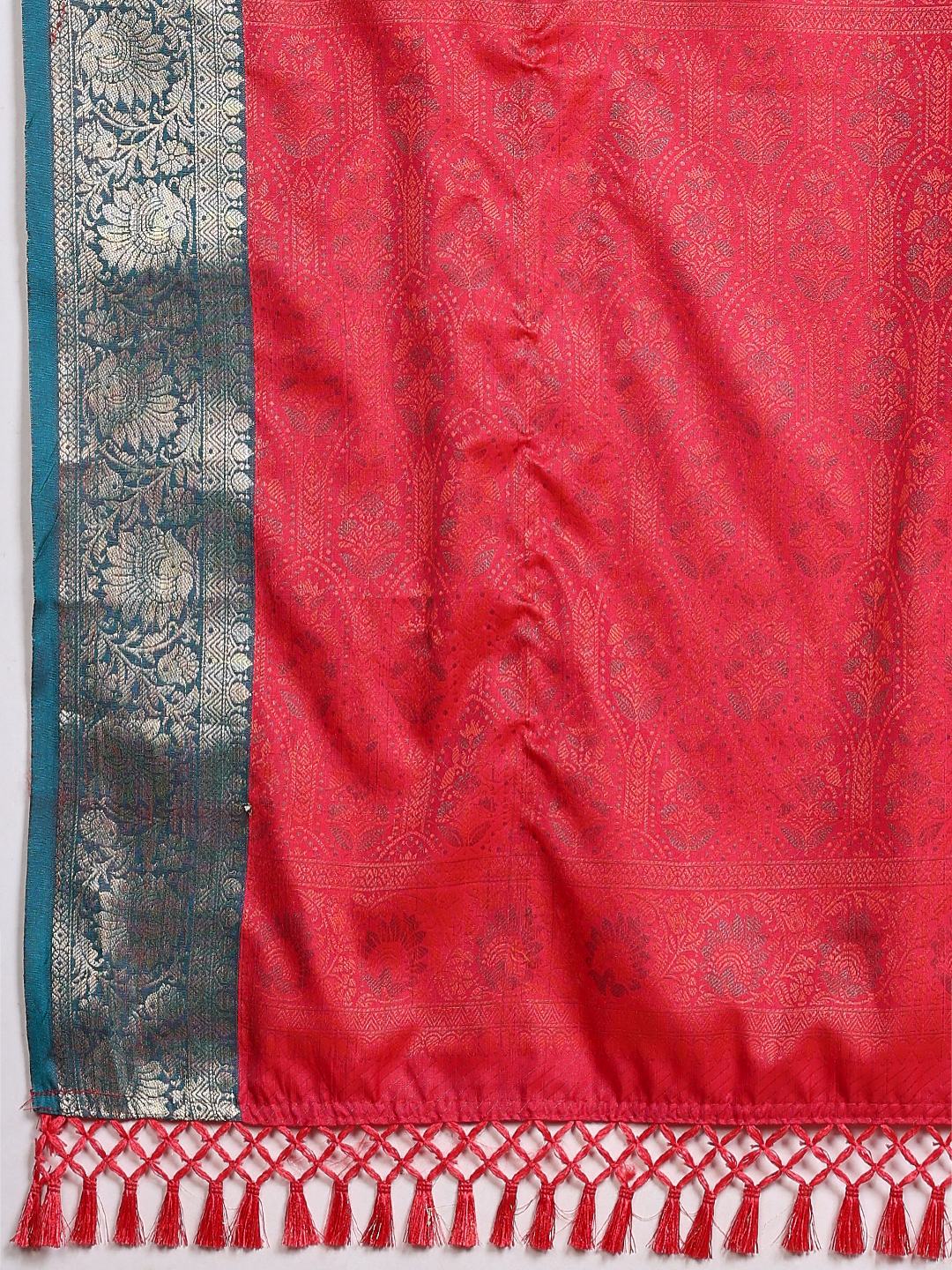 Woven Design Art Silk Lake Blue Saree
