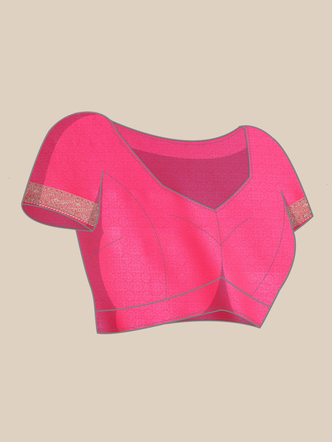 Stone Jaal Banarasi Woven Saree